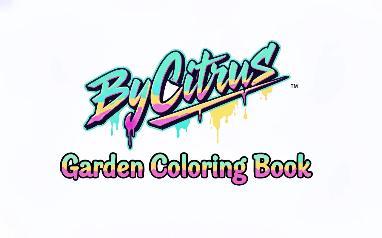 Garden Coloring Book Logo